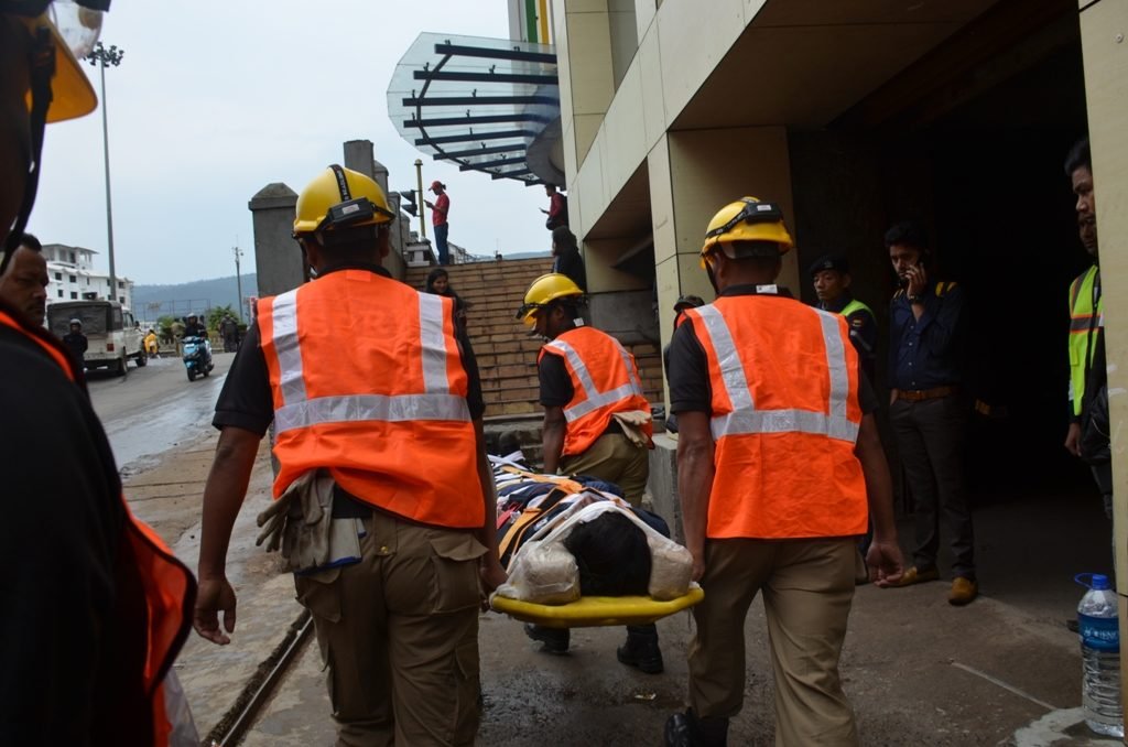 Download Mock drill on disaster preparedness conducted at Khyndai Lad