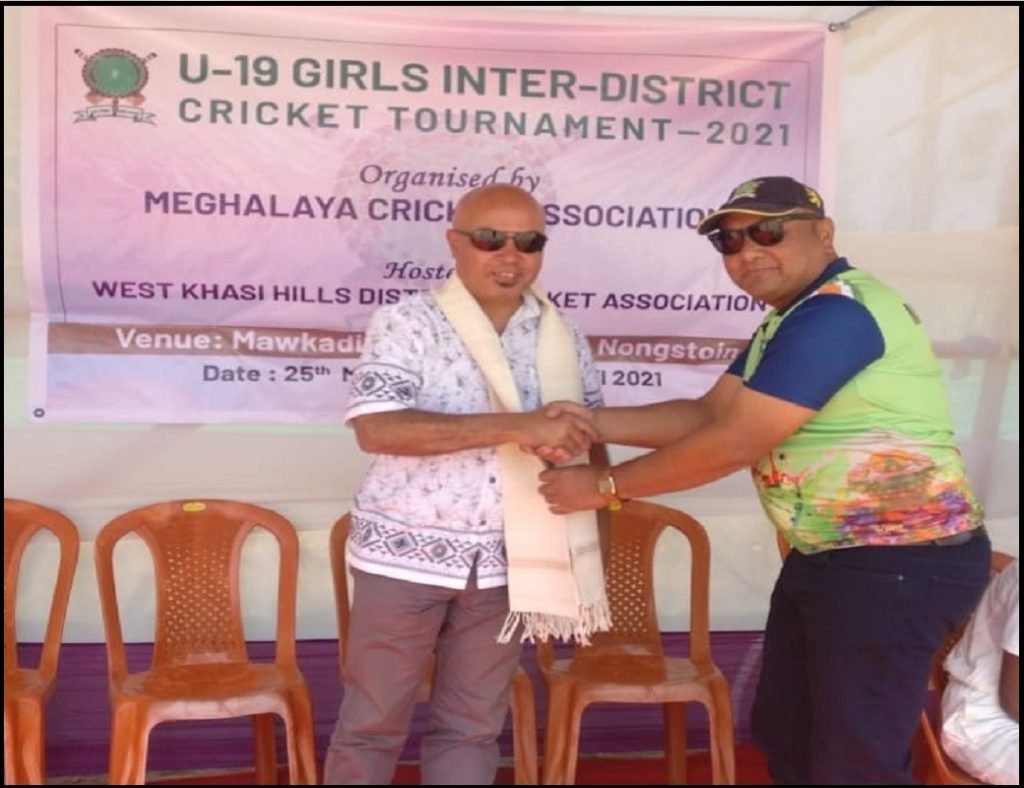 Shillong, Mar 25: The Meghalaya Cricket Association's Inter District U-19 Girls Cricket Tournament 2021 began today in Nongstoin. The West Khasi Hills Superintendent of Police, Herbert G Lyngdoh IPS, was the chief guest on the opening day. Eleven teams will play in the tournament, divided between three groups. All the matches will be played in Nongstoin. East Garo Hills, Ri-Bhoi and All Jaintia Cricket Association form Group A; South West Khasi Hills, South Garo Hills, Shillong Cricket Association and West Khasi Hills form Group B; and East Jaintia Hills, North Garo Hills, East Khasi Hills and Tura District Cricket Association form Group C. The top team from each group and the second-best team from Group B will qualify for the semifinals.