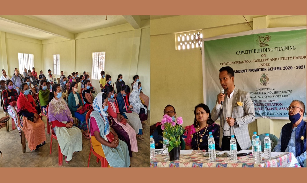 Training programme on creation of Bamboo jewellery and utility handicrafts at Sohkymphor concludes
