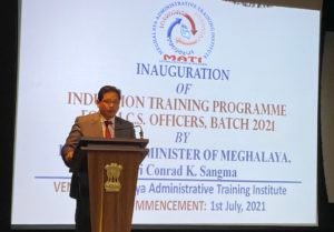 Conrad Sangma asks newly inducted MCS officers to have purpose, while discharging duties