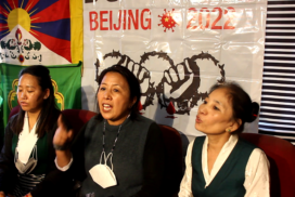 Tibetan women urging countries to boycott Winter Olympics in Beijing