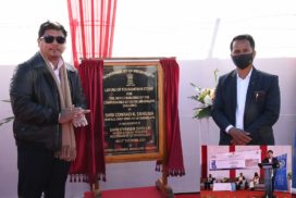 Foundation laid for office building of the commissioner of excise