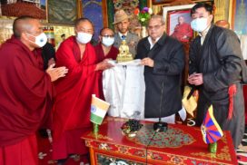 Meghalaya: Governor visits Tibetan Buddhist Monastery
