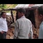 Leader of opposition and TMC leader Mukul Sangma visits flood affected South Garo Hills