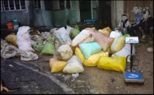 Woman arrested for storing ganja in a house