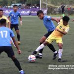 Shillong Lajong are in yellow, Rangdajied United in blueblack
