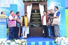 Foundation for the Williamnagar Urban Water Supply Project laid