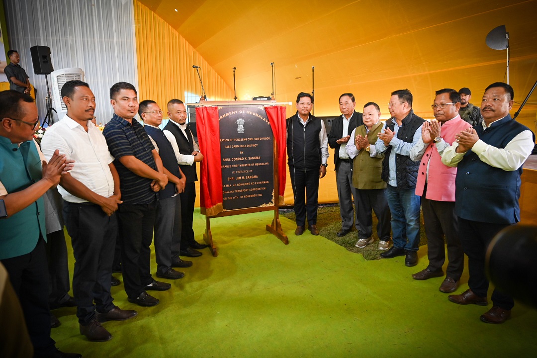 Chief Minister Conrad Sangma inaugurates Rongjeng Sub-Division