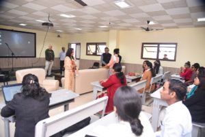 FirstÂ Lady of the State interacts with NIFT students