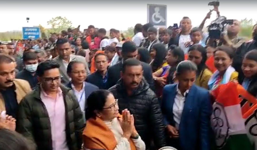 AITC chairperson arrives in Shillong
