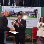 Meghalaya Governor gives away Trophies to Winners of the Inaugural Basketball and Tennis Championship 2023