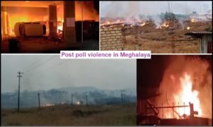 Post poll violence in Meghalaya: vehicles set ablaze in Mairang, curfew imposed in Sahshniang