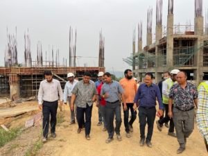 Meghalaya CM inspects ongoing projects in West Garo Hills