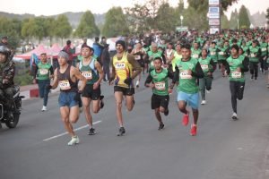 Half Marathon organized by Assam Rifles at the Headquarters of Directorate General Assam Rifles, Laitkor