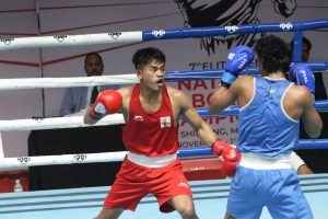 Pynshoh biej u Badonkupar Synnah ia ki paidbah lyngba ka jingjop ha ka 7th Elite Men’s National Boxing C’ship