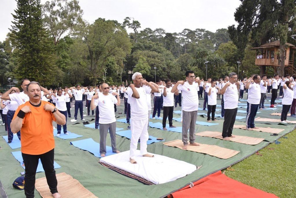 International Yoga Day Observed at Raj Bhavan