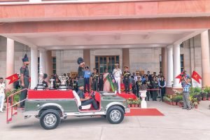 President of India unveils the Durand Cup trophies and Flags Off the Trophy Tour for the 133rd edition of the prestigious tournament