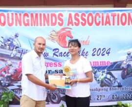 SHONGSHIT KA LYMPUNG SLOW BIKE RACE HA BHOIRYMBONG, JOP KA NONGRWAI BA PAW KA JYLLA HAKA KYRDAN BA NYNGKONG