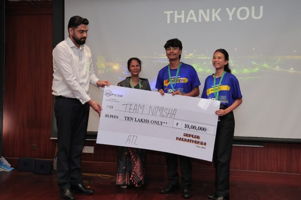 3DPCOE Hackathon Announces Winners at the Assam Administrative Staff College , Khanapara, Guwahati on Wednesday August 28, 2024 a