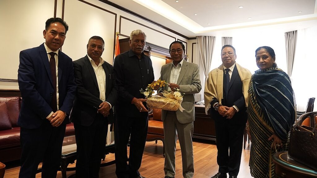 Delhi Assembly Speaker Shri Ram Niwas Goel Visits Meghalaya Assembly Speaker Shri Thomas A. Sangma 1