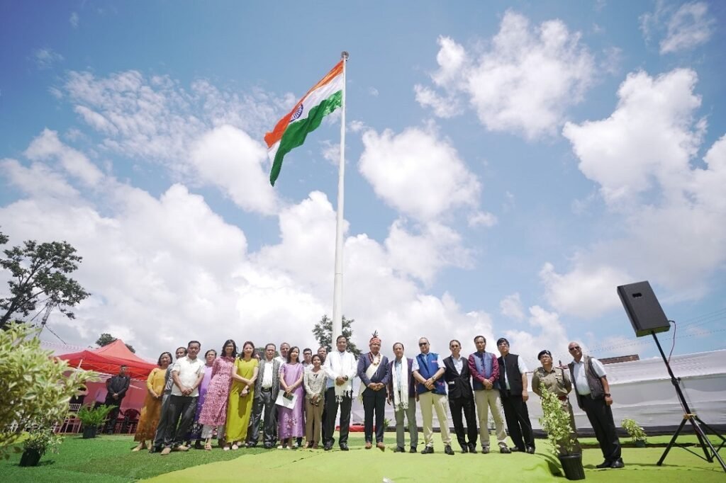 Hoisting High Mast National Flag at Barik, Hon’ble Chief Minister Shri Conrad K Sangma unveils Master Plan for its Redevelopment