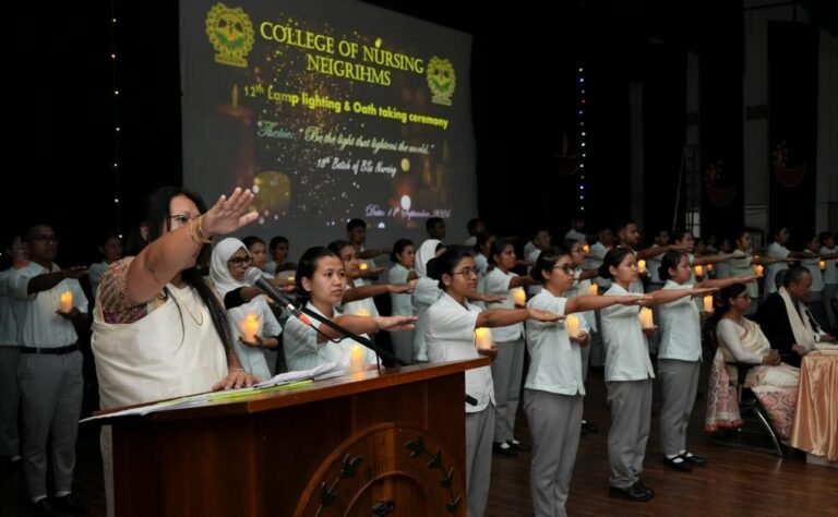 NEIGRIHMS Oath Taking Ceremony for the 18 th Batch of B.Sc. Nursing Students