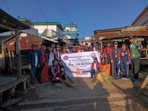 East Jaintia Hills Celebrates 'Diwali with My Bharat' through Market Cleaning Drive and Community Volunteering