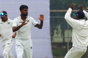 Ranji Trophy 2024-25: Akash takes 3 for Meghalaya but Maharashtra stage comeback