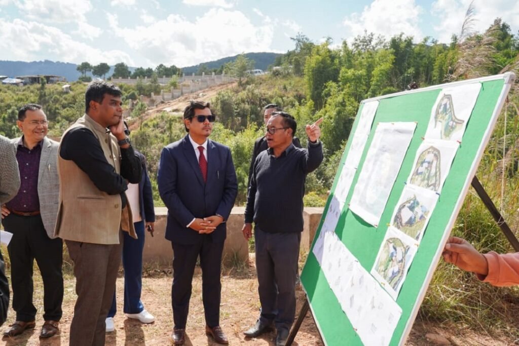 CM inspects ongoing urban projects in New Shillong Township