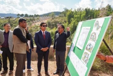 CM inspects ongoing urban projects in New Shillong Township