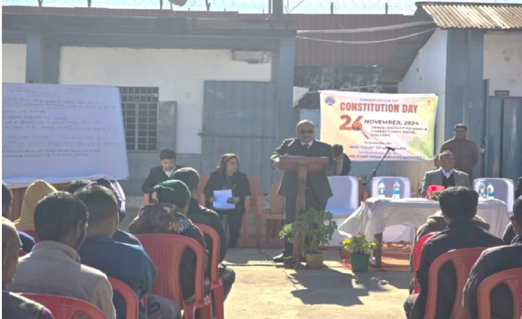 Observance of Constitution Day at District Prisons & Correctional Home, Shillong