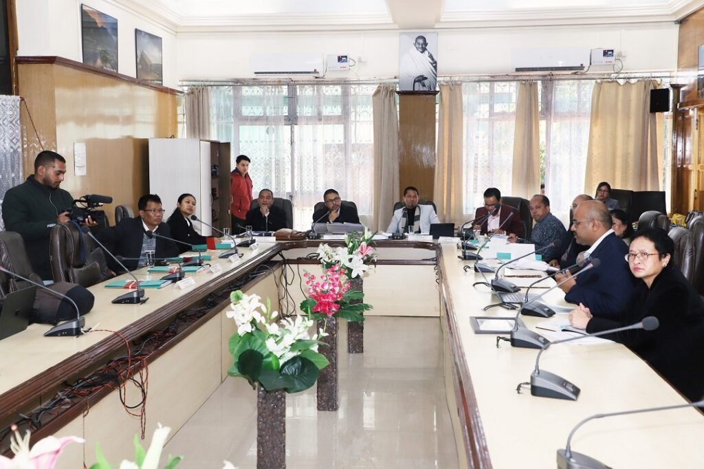 Assembly’s Estimate Committee meets different dept