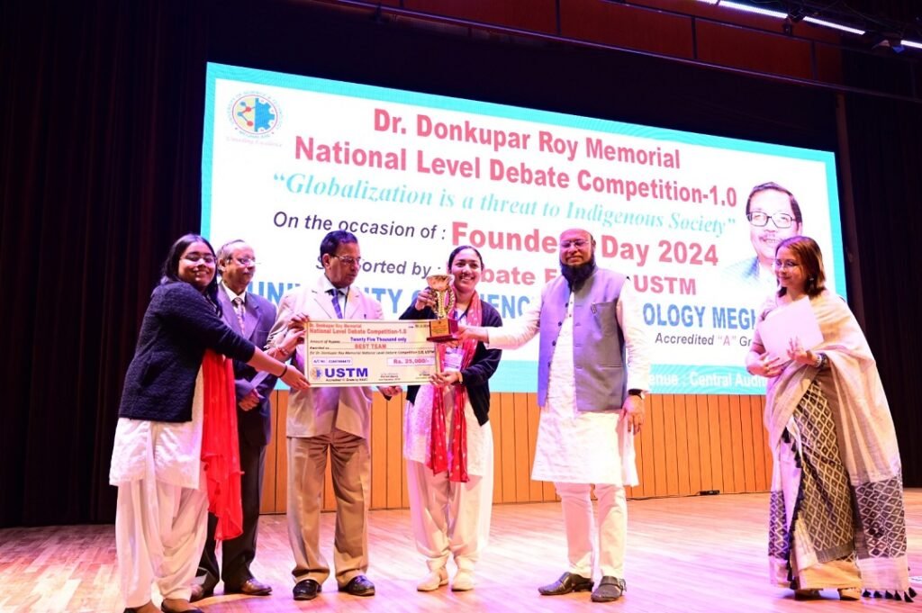 Dr. Donkupar Roy Memorial National Debate Concludes Successfully at USTM