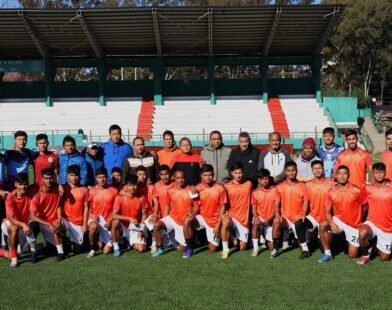 Meghalaya team leave for Santosh Trophy final round with hopes & dreams willing them on