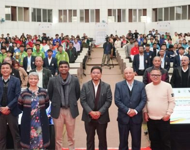 Chief Minister felicitates winning athletes of 38th National Games