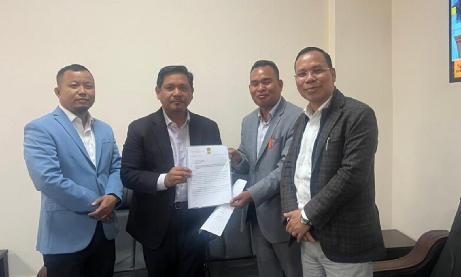 Three South Garo Hills MLAs, Rakkam Sangma, Kartush Marak, and Sengchim Sangma, met Chief Minister Conrad Sangma on Tuesday, submitting a letter that proposes extending the railway line from Guwahati to Mendipathar, Baghmara, and ultimately Dhaka, Bangladesh. This initiative aims to enhance international trade, commerce, tourism, and education between India and Bangladesh. The key highlights of the proposal are - the proposed railway link will facilitate smoother movement of goods and passengers, boosting bilateral trade and economic cooperation. According to the three MLAs since Baghmara is situated on the Simsang river and shares an international border with Bangladesh it will be an ideal location for cross-border trade and movement. They also stated that establishing an ICP at Baghmara will streamline customs and immigration procedures, facilitating efficient movement of goods and services. According to the three legislators the railway corridor will provide better access to markets, business hubs, and educational institutions, boosting the regional economy and offering new opportunities for local communities. They also stated that this project will open doors for global tourism integration across SAARC, BIMSTEC, ASEAN, and Indo-Pacific countries. The MLAs have urged the Chief Minister to take up this matter with the Ministry of Railways for inclusion in the National Railway Development Plan. They also requested the Chief Minister to facilitate planning, design, and construction of the necessary infrastructure to bring this project to fruition.