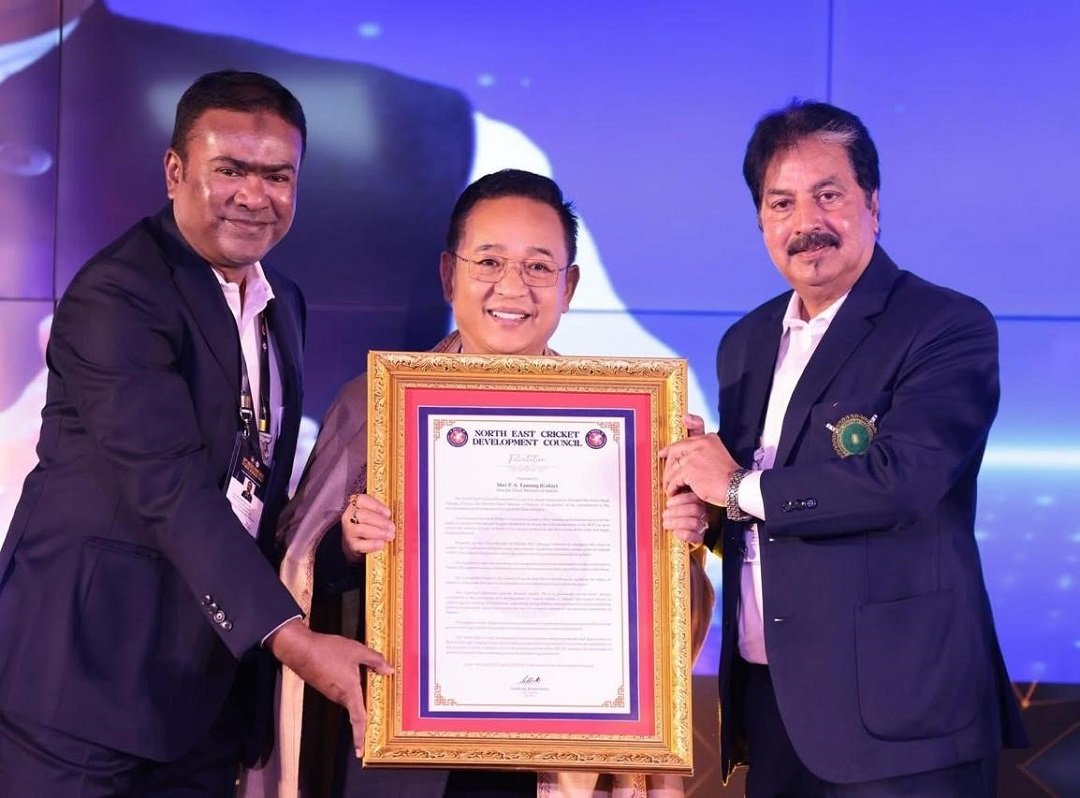 Meghalaya recognised at NE Cricket Devp Council's Awards Night