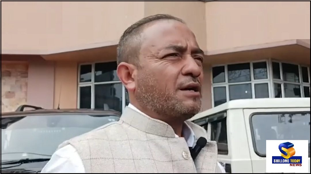 VPP legislator Adelbert Nongrum reacts over his suspension