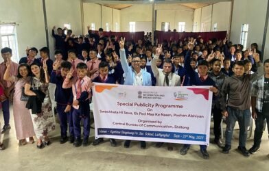CBC Shillong Promotes Cleanliness, Nutrition and Green Living at Laitlyngkot School