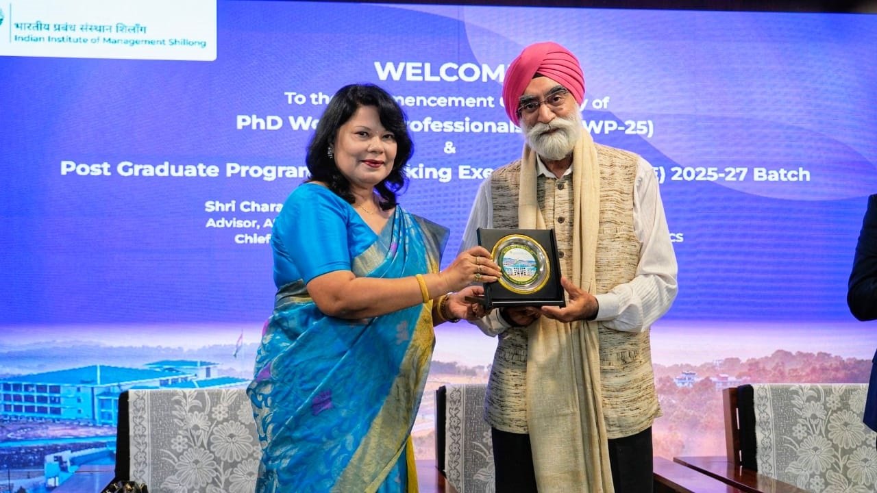 IIM Shillong Welcomes New Batches of PGPWE and PhDWP