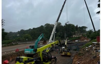 Bridge Construction Disrupts Traffic: Police Seek Ambulance Access via Army Roads