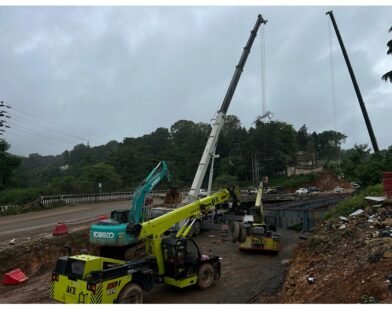 Bridge Construction Disrupts Traffic: Police Seek Ambulance Access via Army Roads