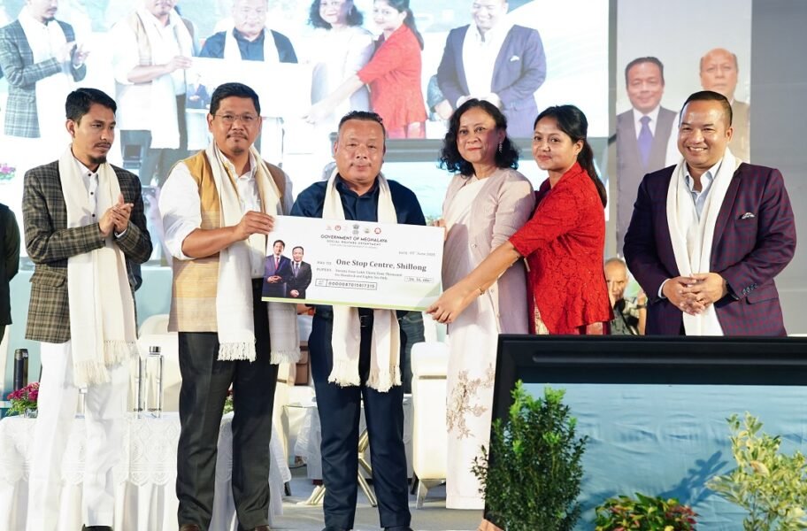Chief Minister Conrad K. Sangma Attends Social Welfare Department Program at NEHU
