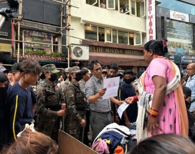 Footpath Vendors Face Crackdown by MUDA and SMB Authorities in Shillong