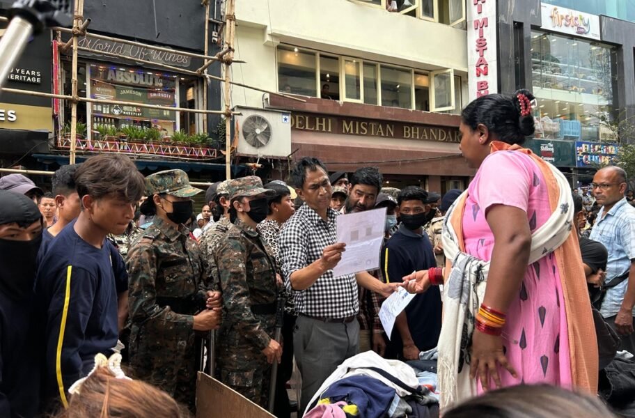 Footpath Vendors Face Crackdown by MUDA and SMB Authorities in Shillong