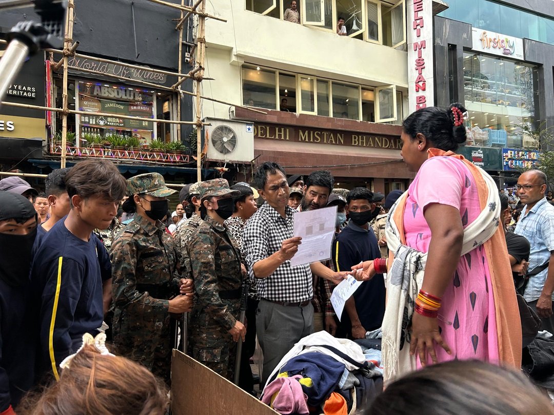 Footpath Vendors Face Crackdown by MUDA and SMB Authorities in Shillong