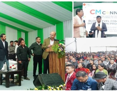 Meghalaya Chief Minister Conrad K. Sangma today held CM Connect at Mawkdok under Laitkroh C&RD Block in East Khasi Hills.