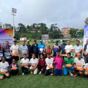 Wankyrmen L Mawphlang & Filinza Hansepi cruise to victory Shillong 10K Run 2025