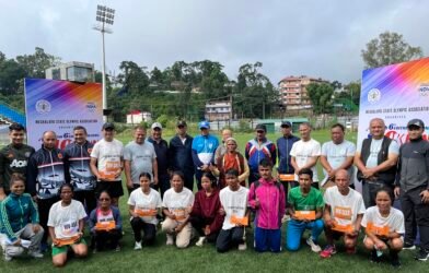 Wankyrmen L Mawphlang & Filinza Hansepi cruise to victory Shillong 10K Run 2025