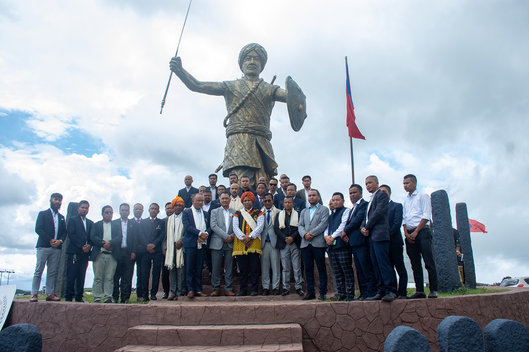 24-Foot Statue of U Tirot Sing Syiem Unveiled at Laitarted to Mark His 190th Death Anniversary